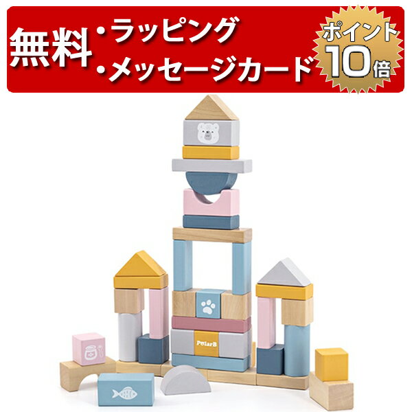 正規品 Polar B（ポーラービー） [つみきセット] [あす楽対応] 木製玩具 知育玩具 2歳 木のおもちゃ 積み木 誕生日プレゼント 男の子 女の子 積木のサムネイル