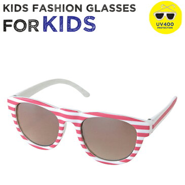 正規品 サングラス FASHION GLASSES FOR KIDS [RED STRIPE] 子供用 UVカット ベビー キッズ 紫外線