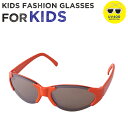正規品 サングラス FASHION GLASSES FOR KIDS [OVAL RED&BLACK] 子供用 UVカット ベビー キッズ 紫外線