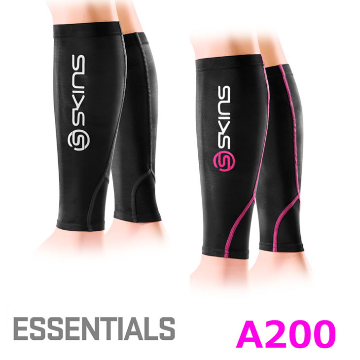 SKINS スキンズ レディース カーフタイツ 【A200 ESSENTIALS】コンプレッション タイツ [Japan fit] 「箱から出してメール便 可」