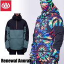 23-24 686 シックスエイトシックス ウェアー RENEWAL INSULATED ANORAK リニューアル アノラック ship1