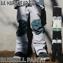 24-25 AA ダブルエー スノーボード ウエア パンツ メンズ レディースRUSSEL PANTS ship1