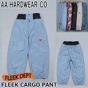 25-26 AA ダブルエー スノーボード ウエア ユニセックス パンツ FLEEK CARGO PANTS 予約販売品 12月入荷予定 ship1