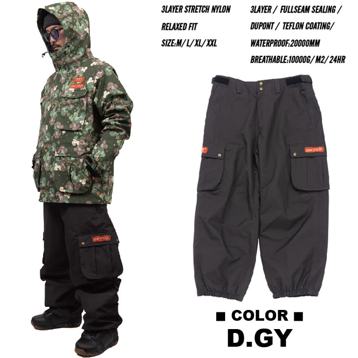 25-26 NOMADIK ノマディック スノボ ウェアー 777 PANTS パンツ 國母 和宏 工藤 洸...