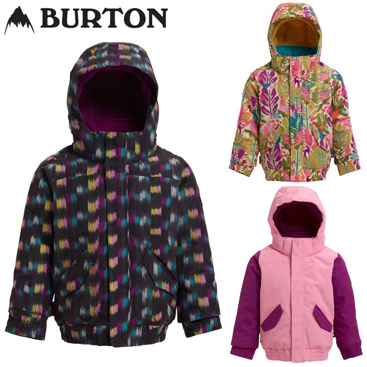 【型落ち処分品返品不可】18-19 BURTON バートン キッズ ウエア KIDS 子供用 スノー ウエアー 【Girls' Minishred Whiply Jacket 】 【2-7才】幼児向け 日本正規品 【返品種別OUTLET】