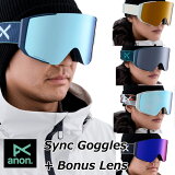 22-23 anon Υ  Sync Goggles Low Bridge Fit  ڥդ ship1