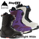 24-25 BURTON バートン スノーボード ブーツ レディース Women's Limelight Step On Boot Wide ライムライト ステ...