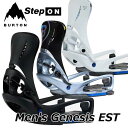25-26 BURTON バートン メンズ スノーボードバインディング Men's【Genesis 【EST】 Step On ジェネシス 予約販売品 11月入...