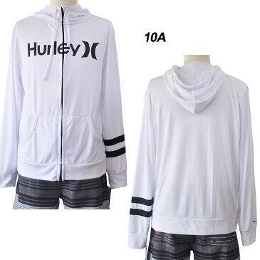 Hurley ハーレー ラッシュガード パーカー RASH ZIP OPEN HOOD O&O (MKHZLY84) メンズ ジップ フード 長そで 長袖 春夏モデル 正規品