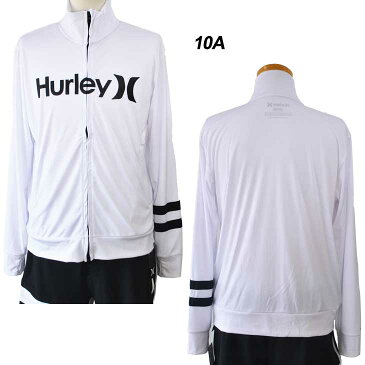 Hurley ハーレー ラッシュガード パーカー RASH ZIP HIGH NECK O&O (MKNZLY86) メンズ ジップ ハイネック 長そで 長袖 春夏モデル 正規品