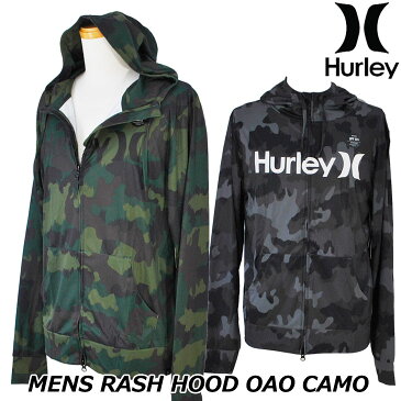 Hurley ハーレー ラッシュパーカー RASH HOOD OAO CAMO (CJ6147) メンズ 春夏モデル 正規品