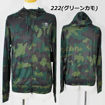 Hurley ハーレー ラッシュパーカー RASH HOOD OAO CAMO (CJ6147) メンズ 春夏モデル 正規品