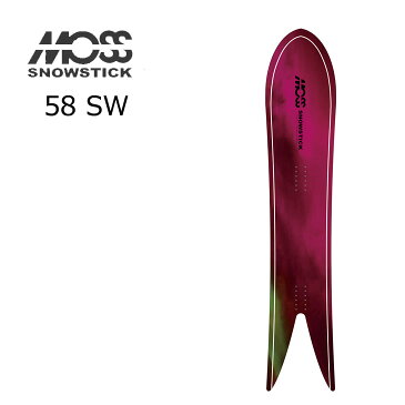 21-22 MOSS SNOWSTICK モス スノースティック パウダーボード【58SW 】 予約販売品 11月入荷予定 ship1