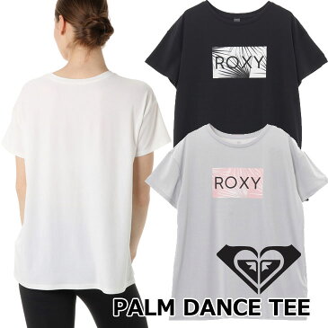 ROXY ロキシー ラッシュガード 半袖 レディース UVカット ラッシュ Tシャツ PALM DANCE TEE (RLY191026) 2019春夏【返品種別OUTLET】