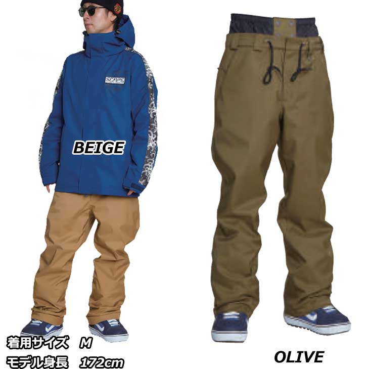 20-21 SCAPE エスケープ メンズウエアー SNOW WEAR WORK PANTS ワーク パンツ ship1【返品種別OUTLET】