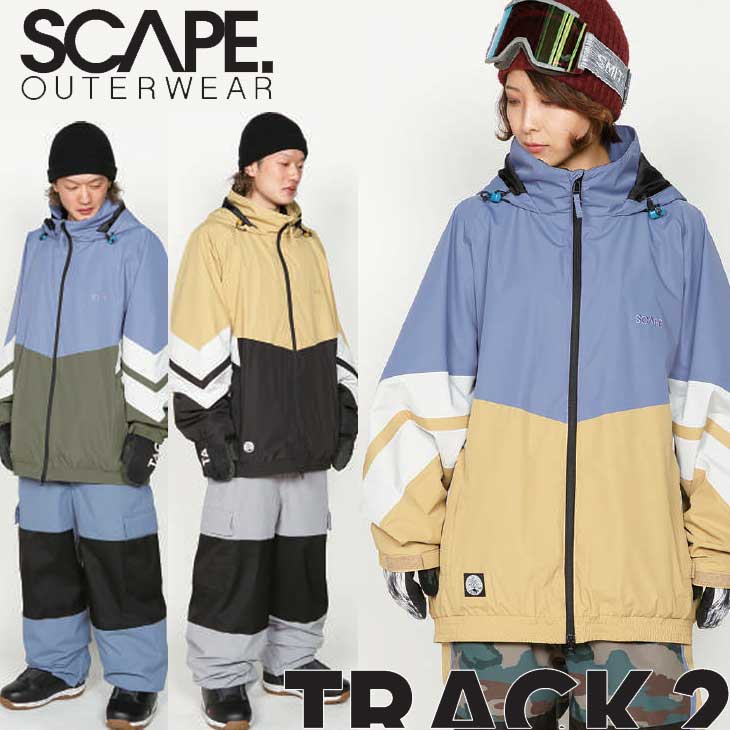 22-23 SCAPE エスケープ ウェアー UNISEX TRACK2 JACKET トラック2 ジャケット shi...