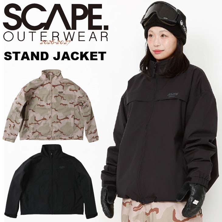 樂天商城 - 26-27 SCAPE エスケープ スノボ ウェアー STAND JACKET スタンド ジャケット ユニセックス 予約販売品 11月入荷予定 ship1
