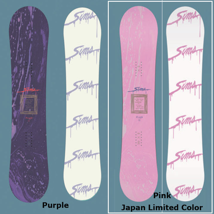 FLEAboardshopの24-25 SIMS シムス スノーボード 板 Fluid フルイド Fluid JapanLimitedColar ship1【返品種別OUTLET】｜アングル2