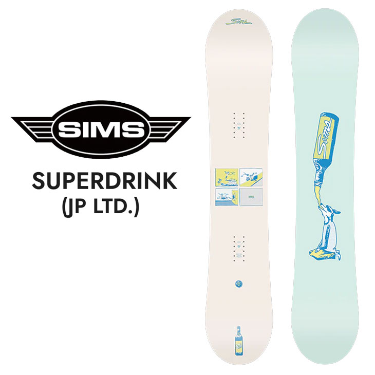 25-26 SIMS �V���X �X�m�[�{�[�h �ySUPERDRINK�z�X�[�p�[�h�����N ���{����J���[�y�ԕi���OUTLET�zship1