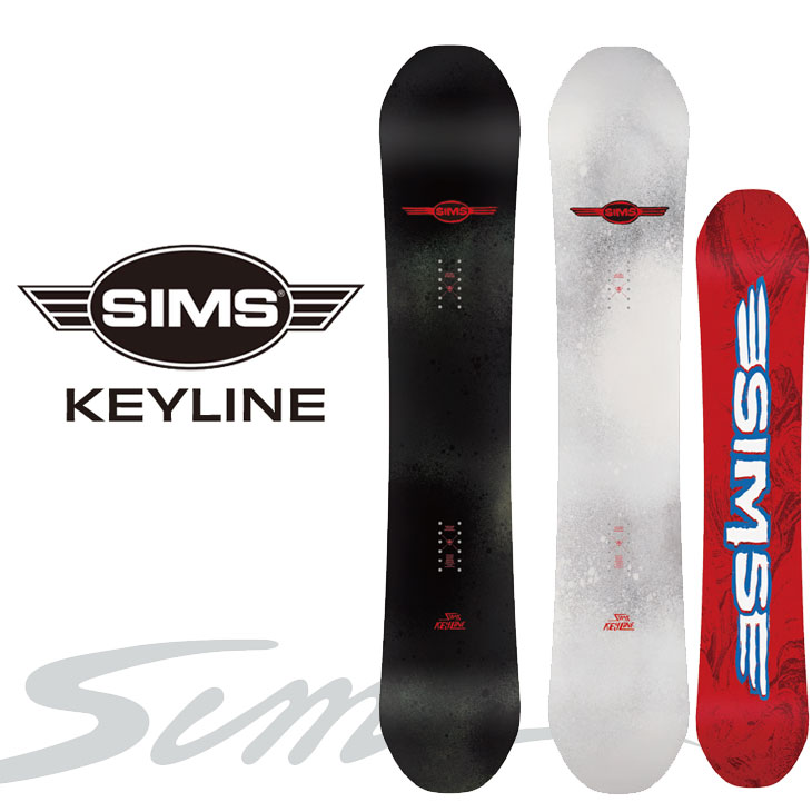 26-27 SIMS �V���X �X�m�[�{�[�h �X�m�{ �� �t���[�X�^�C���yKEYLINE�z�L�[���C���\��̔��i 11�����ח\�� ship1