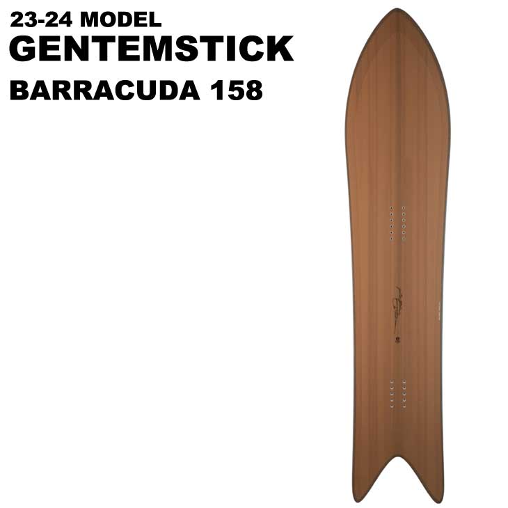 23-24 GENTEMSTICK ゲンテンスティック スノーボード BARRACUDA 158 ship1