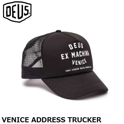 DEUS DeusExMachina デウスエクスマキナ VENICE ADDRESS TRUCKER DMA47620 キャップ 帽子 ship1 DEUS DeusExMachina デウスエクスマキナ VENICE ADDRESS TRUCKER DMA47620 キャップ 帽子 ship1