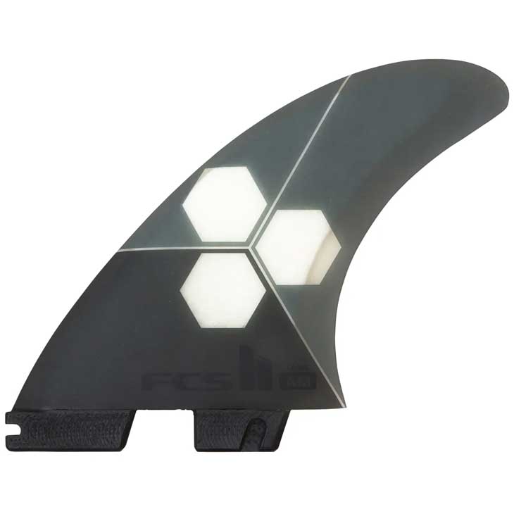 FLEAboardshopの【ネジプレゼント】FCS2 エフシーエス ツー サーフボード フィン 3本セット AM アルメリック FCS II Al Merrick PC AirCore Tri Fins 正規品 ship1｜アングル3