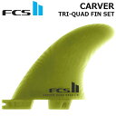 【ネジプレゼント】FCS2 エフシーエス ツー サーフボード フィン FCS II CARVER TRI-QUAD FIN PG 5本set Neo Glass...