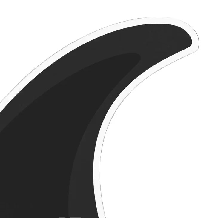 FLEAboardshopのFCS2 エフシーエス ツー サーフボード フィン FCS II HARLEY SINGLE FIN 5.5 PC AirCore ロングボード 正規品 ship1｜アングル3