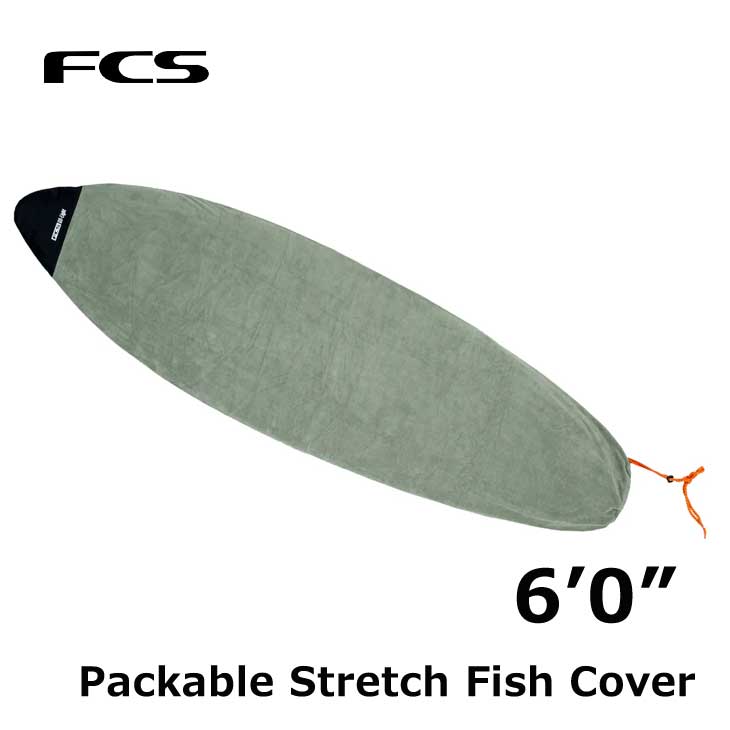 乐天商城 - FCS エフシーエス サーフボード ケース GO-Light Packable Stretch Cover 【Fish【6-0】 ニットケース 正規品 ship1