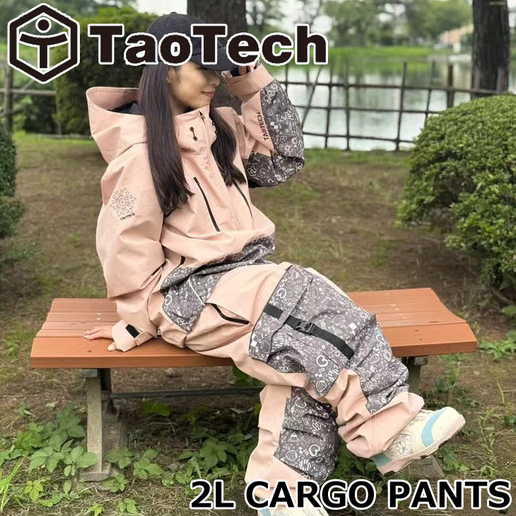 25-26 TAOTECH タオテック スノーボード スノボ ウエア【2L CARGO PANTS】カーゴ ...