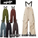 24-25 unfudge snow wear ウエアー GENTLE BIB PANTS ジェントル ビブパンツ 【WIDE FIT】 ship1