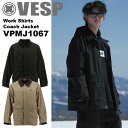 25-26 VESP べスプ スノボ ウェアー ジャケット VPMJ1067 Work Shirts Coach Jacket ユニセックス 予約販売品 11月...