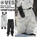 25-26 VESP べスプ スノボ ウェアー パンツ VPMP1063P Damask Super Wide Jogger Pants ユニセックス 予約販売...