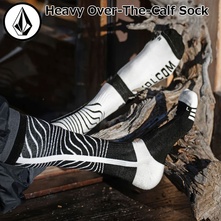 24-25 VOLCOM ܥ륳 å Ρܡ Mens Heavy Over-The-Calf Sock J6352500 ...