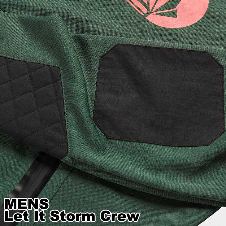 FLEAboardshopの22-23 VOLCOM ボルコム 撥水 クルーネック MENS Let It Storm Crew フリース G4652301 ship1｜アングル2