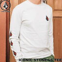 {R VOLCOM T Y 2022t Iconic Stone Long Sleeve Tee A3622200 yԕiOUTLETz