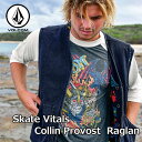 {R VOLCOM OTVc  Skate Vitals Collin Provost Raglan Short Sleeve Tee A4342305 ship1