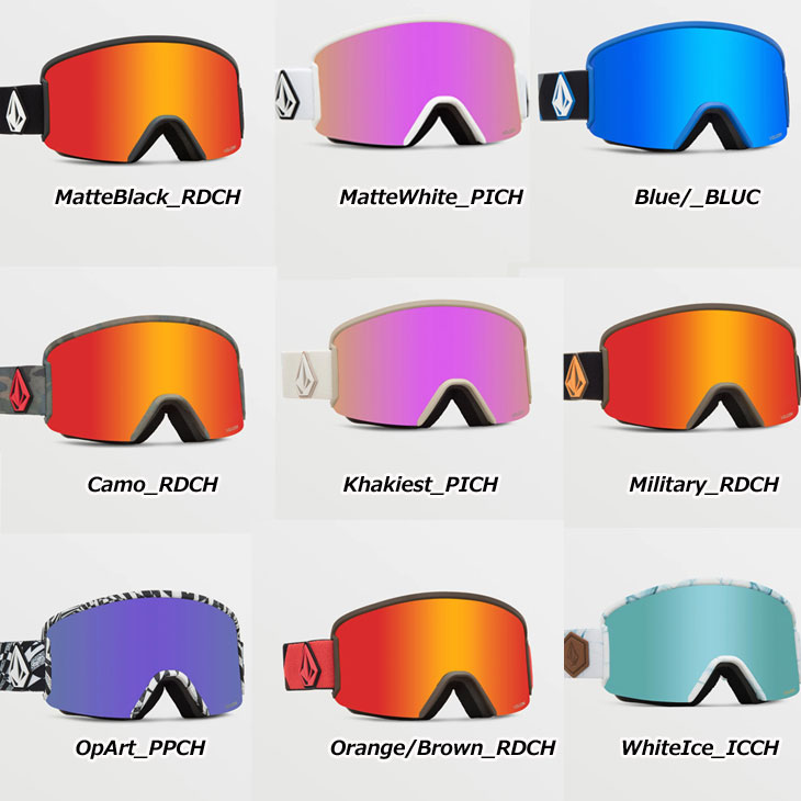 23-24 ボルコム VOLCOM スノボ ゴーグル SNOW Garden Goggle ラバーバンドストラッ...