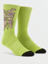 {R VOLCOM \bNX C Featured Artist Justin Hager Sock D6312300