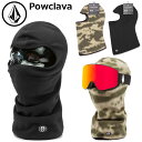 24-25 VOLCOM ボルコム フェイスマスク バラクラバ スノーボード Mens Powclava J5552502 日本正規品 ship1