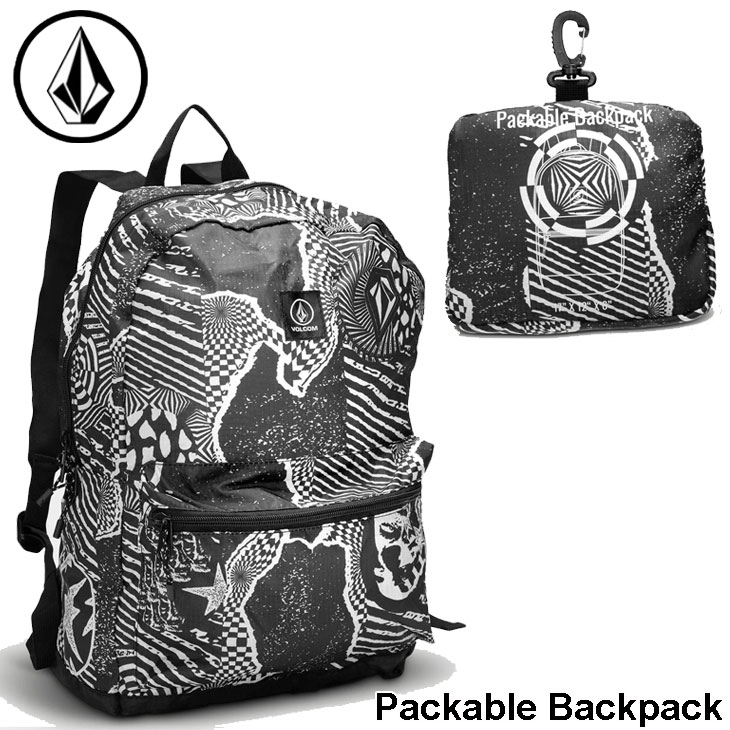 ボルコム VOLCOM バックパック 2024春夏 リュック BT Lightweight Packable Backpack パッカブル VMXX07JMEA ship1