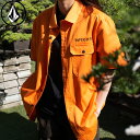 {R VOLCOM Vc 2024t TT FA Yusuke Pocket Short Sleeve Shirt A0412416 ship1