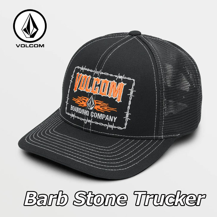 ボルコム キャップ メンズ ボルコム VOLCOM キャップ 帽子 2024春夏 Barb Stone Trucker Hat キャップ D5522405 ship1