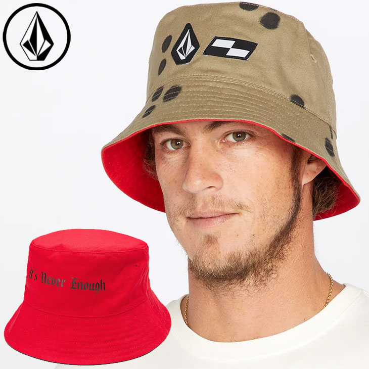 ボルコム VOLCOM ハット 2024春夏 Schroff X Volcom Bucket Hat リバーシブル バケハ D5522407 ship1