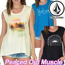 volcom ボルコム レディース タンクトップ 【Peaced Out Muscle 】 ノースリーブ VOLCOM 【返品種別OUTLET】