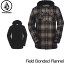 VOLCOM ボルコム フランネルジャケット 16-17 HR&S フード付きシャツジャケット 【Field Bonded Flannel 】 日本正規品 【返品種別SALE】