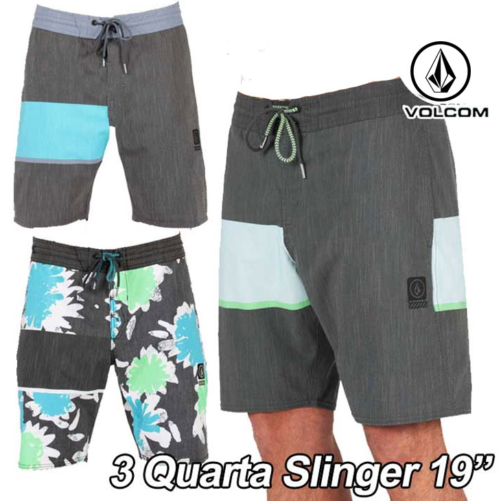 volcom ボルコム メンズ サーフパンツ 海パン 水着 【3 Quarta Stoney 19 】19インチ LENGTH VOLCOM ボードショーツ 【返品種別OUTLET】