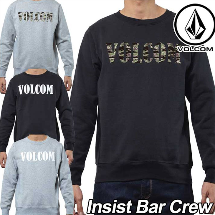 VOLCOM ボルコム トレーナー スエット メンズ 【Insist Bar Crew 】長そで クルーネック 【返品種別OUTLET】