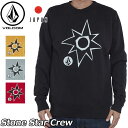 volcom ボルコム トレーナー Stone Star Crew メンズ クルーネック A46318JB JapanLimited 【返品種別OUTLET】